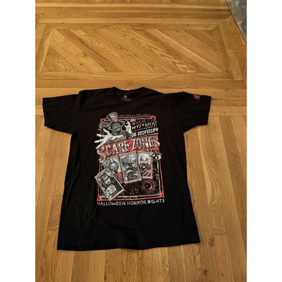 Universal Studios Halloween Horror Nights 2023 T-shirt Men Large Scare Zones - Picture 5 of 5